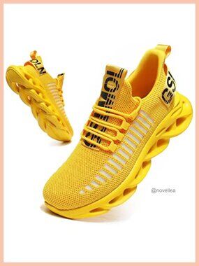 Lace Up Walking Shoes Breathable Ultra Lightweight Platform Sneakers